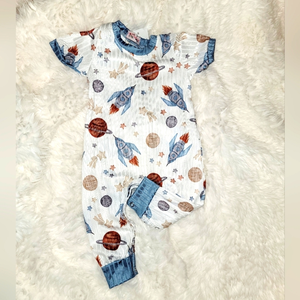 Rocket Baby Boy Romper